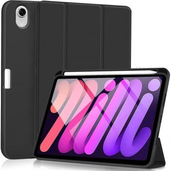 Estuche Folio eSTUFF Miami para iPad Mini 6 - Protección Duradera, 2 Modos de Soporte, Color Negro