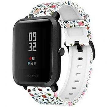 ibasenice Correa para amazfit bip Youth - Correa de Reloj de Pulsera smartwatch Duradera Correa de Repuesto de Reloj de Silicona para Reloj Inteligente amazfit bip Youth