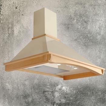 Campana Extractora Akpo WK-4 Rustica Country de Pared Beige, Madera, 450 m³/h