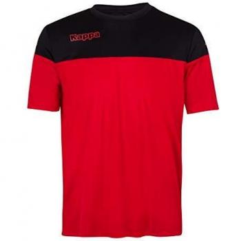 Kappa MARETO SS Camiseta de equipación, Hombre, Rojo/Negro, 4XL