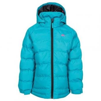 Chaqueta Amira para Niños/Niñas Trespass - Casual, ligera, impermeable, con capucha ajustable, transpirable, cierre frontal con cremallera y bolsillos laterales
