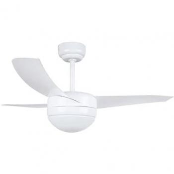 Ventilador de Techo Orbegozo con Mando a Distancia y Luz, 3 Palas, Blanco, 105 cm, 60 W, 3 Velocidades