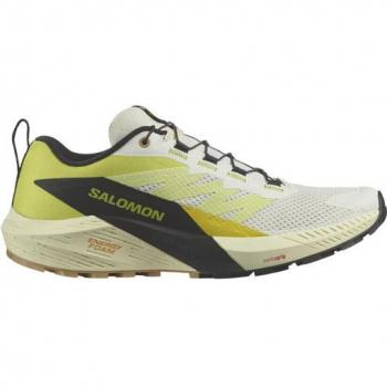 Salomon - Zapatillas de trail running de hombre Sense Ride 5 vainilla amarillo neón - Talla 44