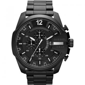 Diesel Mega Chief Chronograph Watch DZ4283 - Black Metal - One Size