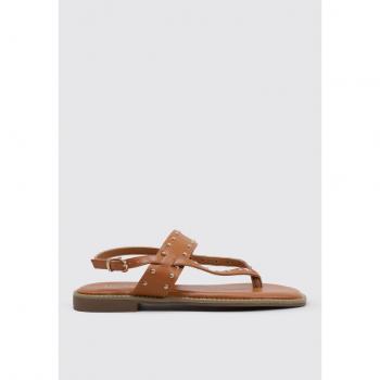 Limma TONARELLA Sandalia Plana mujer Camel