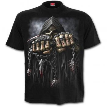 Spiral Gothic Game Over T-Shirt for Men - Black - Sizes S to 4XL