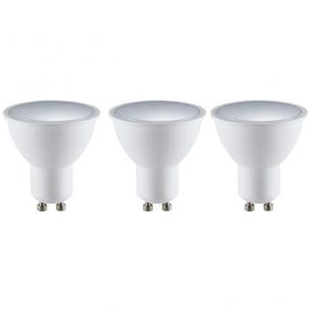 Kit 3 Unidades Helium Redondo Blanco + Bombilla Cristalrecord