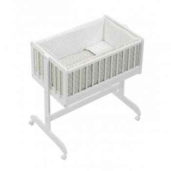 INTERBABY Minicuna Colecho con Textil Star Beige