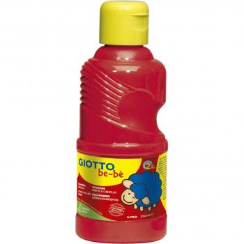Témpera 250ml Giotto Be-Bè, rojo