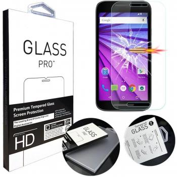 [1 Pack] Moto G3 Protector de Pantalla, MYTHOLLOGY Premium Cristal Vidrio Templado [Alta Transparencia] Protector de Pantalla para Motorola Moto G3 / Moto G