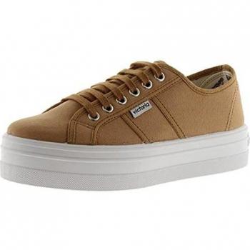 Zapatillas de Deporte Plataforma para Mujer Victoria 109200v Marrón Cacao