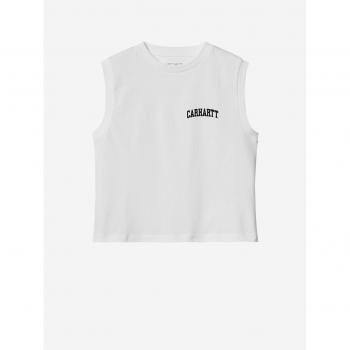 Camiseta de Tirantes Carhartt WIP Wmns University Script Blanca para Mujer