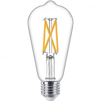 Philips Master Value LED DimTone ST64 5.9W E27 Dimmable Warm White Clear