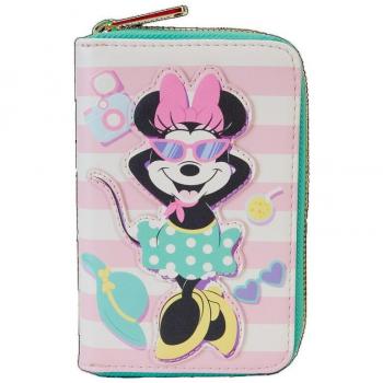Billetera Loungefly Minnie Mouse Estilo Vacaciones