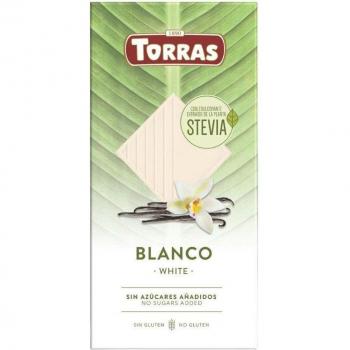 Torras Chocolate Blanco con Stevia 100g