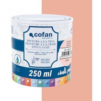 Pintura a la Tiza Rosa Floral 250 ml - Efecto Mate, Ideal para Restauración y Decoración de Muebles
