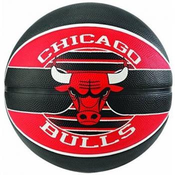 Spalding NBA Team Chicago Bulls 83-503Z Balón de Baloncesto, Unisex, Multicolor, 7