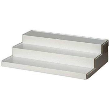 Jocca Estante en Tres Alturas Extensible, Blanco, 25.00x9.00x37.00 cm