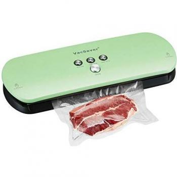 VacSaver Envasado al Vacío 3 en 1 para alimentos secos y húmedos, máquina de vacío, Automático Seco y Húmedo, Incluyendo Bolsas de Sellado al vacío, Bolsa de Almacenamiento y Manguera de Conexión