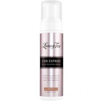 Loving Tan 2 Hour Express Self Tanning Mousse - Medium, Streak Free, Natural Looking, Professional Strength - 200ml