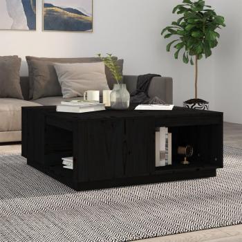 Mesa de Centro de Madera Maciza de Pino Negro 100x101x40,5 cm