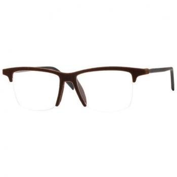 Italia Independent II 5601V 044.000 Men's Eyeglasses Brown Size 52 - Blue Light Block Available