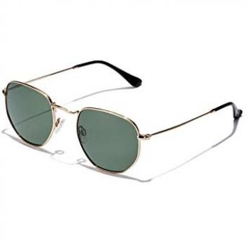 Hawkers Sixgon Drive - Polarized Gold Green Sunglasses