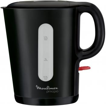 Hervidor Eléctrico Moulinex Principio 1.7L 2400W Negro con Filtro Anticalcareo