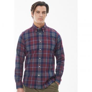 Barbour Velvet Tailored Shirt Red Male Sizes: XL, 2XL
