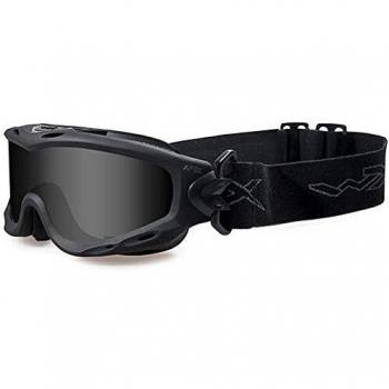 Wiley X Polarized Sunglasses and Goggle Set - Smoke Grey & Clear Lenses, Matte Black Frame