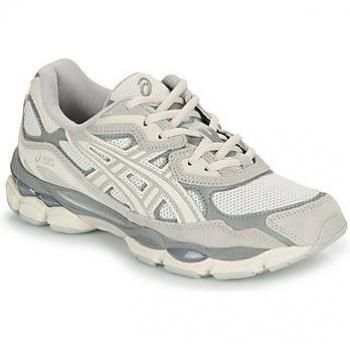 Asics GEL-NYC Sneakers - White/Beige - Size 40 - Mesh/Synthetic