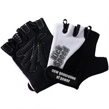 Best Body Nutrition Guantes para Fitness, Unisex, Negro/Azul, M