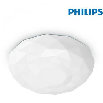 Philips Toba LED Ceiling Light 23W Dimmable with Remote Control, 2700K-6500K Color Temperature Adjustable, 2800lm, Model Toba, Dimensions Ø36.8x8.5cm