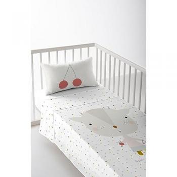 Juego de Sábana Cuna/Maxicuna Infantil 100% Algodón Las Pequeñas Cosas Fabricado en España