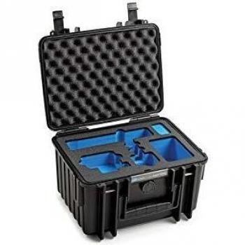Estuche duro B&W Type 2000 para GoPro9, color negro, maleta resistente y duradera
