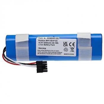 Batería Li-Ion 3200 mAh 14,4 V compatible con aspiradora Xiaomi SKV4109GL, XM200023, STYTJ02YM - Vhbw