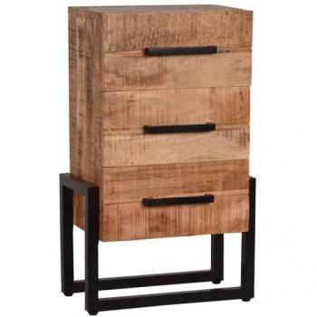 Cajonera Bolivia de madera 50x30x83 cm Multicolor - LABEL51