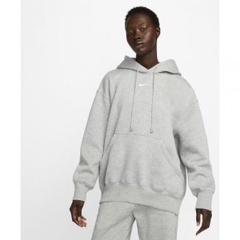 Nike Women's Phoenix Fleece Oversized Hoodie - Grey - Size S