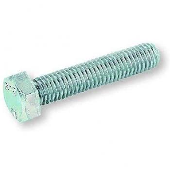 Gfd - Tornillo hexagonal m12x80 din933 rosca 8,8 zinc/ado blanco