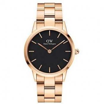 Daniel Wellington Iconic Link, Oro Rosado, 36mm, Acero Inoxidable, para Mujer y Hombre