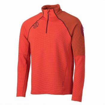 Forro Polar Ternua Lemik Half Zip Hombre Rojo Claro M