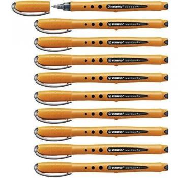 Bolígrafo STABILO Worker Fine 0.3mm negro - Pack de 10
