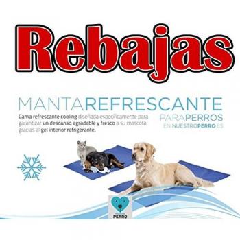 Cama refrescante para perros beeztess 90x50cm