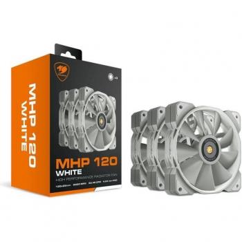 Cougar MHP 120 White LED Triple Pack 120mm PWM HDB Cooling Fan