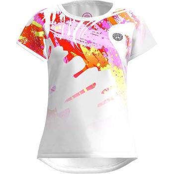 BIDI BADU Wild Arts Camiseta De Manga Corta Mujeres - Blanco, Multicolor