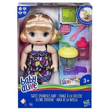 Baby Alive Sweet Spoonfuls Blonde Baby Doll Girl