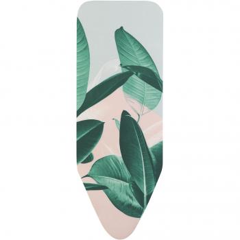 Brabantia - Funda para tabla de planchar C 124 x 45 cm, juego completo, color Tropical Leaves
