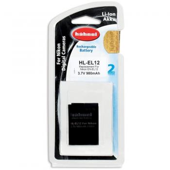 Hähnel HL-EL12 - Batería Li-Ion para Nikon EN-EL12, 3.7V, 980mAh