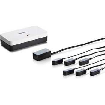 Extensor de Infrarrojos - Marmitek Invisible Control 6 - Funcionamiento de 6 Dispositivos en un Armario Cerrado - Compatible con Todos los Decodificadores de TV Europeos - Receptor Extrapequeño