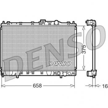 Radiador de Motor DENSO DRM45002 - Refrigeración Eficiente y Alta Durabilidad